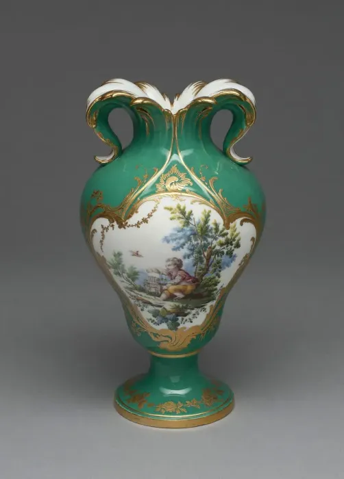 Framed Print : Vase (Vase aoreilles), Sevres, c. 1756. Creators Framed Print : Vase (Vase aoreilles), Sevres, c. 1756. Creators