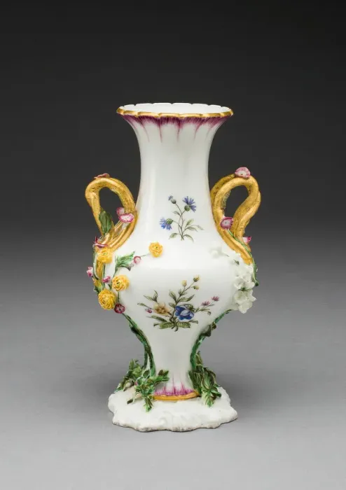 Framed Print : Vase, Vincennes, 1749 / 52. Creators: Vincennes Porcelain Manufactory Framed Print : Vase, Vincennes, 1749 / 52. Creators: Vincennes Porcelain Manufactory