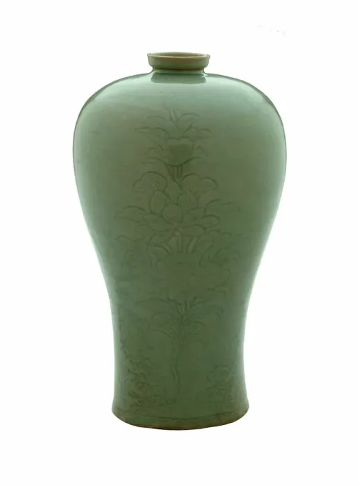 Framed Print : Vase(Maebyong) with Lotus Sprays and Cloud Scrolls, Korea, Goryeo dynasty (918-1392) Framed Print : Vase(Maebyong) with Lotus Sprays and Cloud Scrolls, Korea, Goryeo dynasty (918-1392)