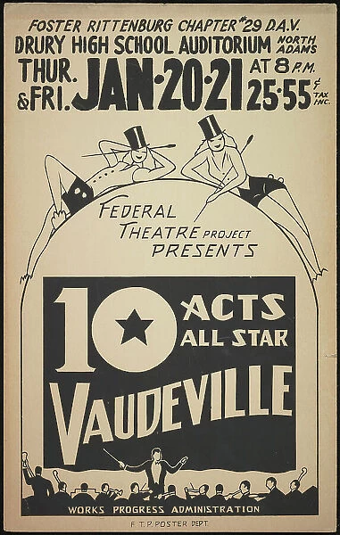 Vaudeville Revue, [193-]. Creator: Unknown
