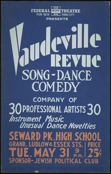 Framed Print : Vaudeville Revue, New York, [1930s]. Creator: Unknown