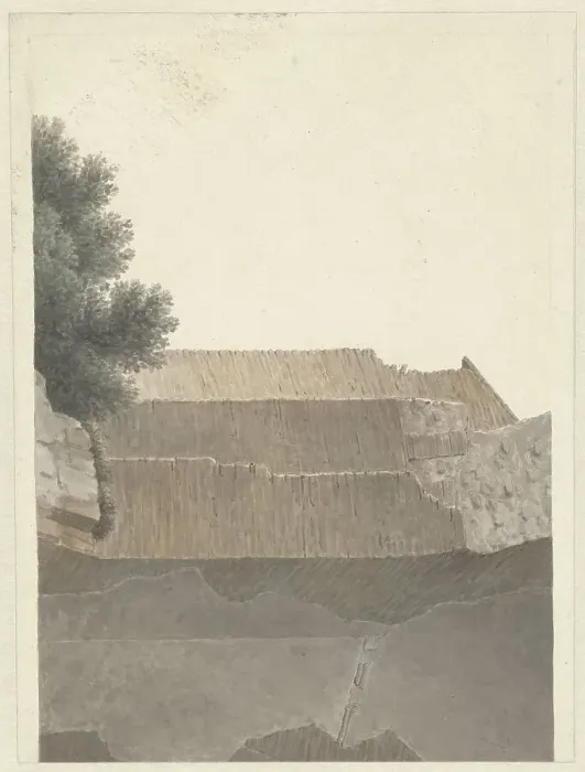 Framed Print : Part of the Vault of the Temple of Minerva Medica in Rome, c.1809-c.1812. Creator: Josephus Augustus Knip Framed Print : Part of the Vault of the Temple of Minerva Medica in Rome, c.1809-c.1812. Creator: Josephus Augustus Knip