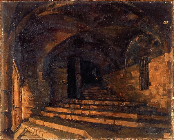 Vaults of the Hotel-Dieu, 11–1876. Creator: Gabrielle Masson