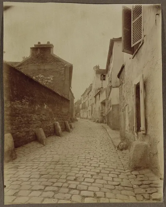 Framed Print : Vauvert Vieille Rue, France, c1901. Creator: Eugene Atget Framed Print : Vauvert Vieille Rue, France, c1901. Creator: Eugene Atget