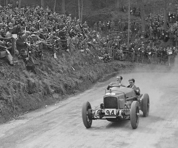 Vauxhall 30  /  98 competing in the Shelsley Walsh Amateur Hillclimb, Worcestershire, 1929