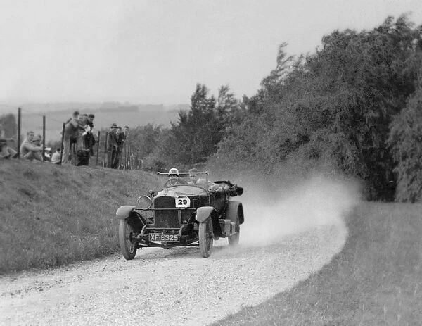 Vauxhall 30  /  98 known as Rouge et Noir competing in the Oxford Speed Trials, c1930