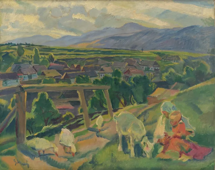 Framed Print : From Vazec, around 1937. Creator: Gustav Mally Framed Print : From Vazec, around 1937. Creator: Gustav Mally