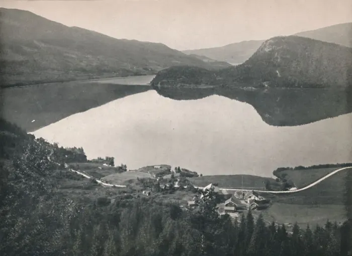 Framed Print : Ved Haverstingstunnelen, Bergensbanen, 1914. Creator: Unknown Framed Print : Ved Haverstingstunnelen, Bergensbanen, 1914. Creator: Unknown