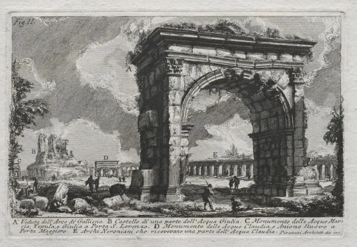 Framed Print : Veduta dellArco di Gallieno. Creator: Giovanni Battista Piranesi (Italian, 1720-1778) Framed Print : Veduta dellArco di Gallieno. Creator: Giovanni Battista Piranesi (Italian, 1720-1778)