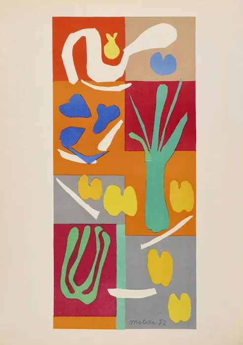 Framed Print : Végétaux, 1958. Creator: Matisse; Henri (1869-1954) Framed Print : Végétaux, 1958. Creator: Matisse; Henri (1869-1954)