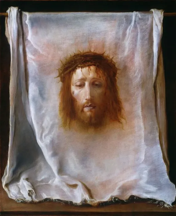 Framed Print : The Veil of Veronica, c. 1618 / 1622. Creator: Domenico Fetti Framed Print : The Veil of Veronica, c. 1618 / 1622. Creator: Domenico Fetti