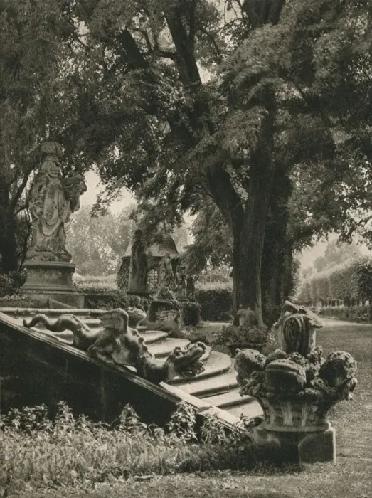 Framed Print : In the Veitshochheim Park, 1931. Artist: Kurt Hielscher Framed Print : In the Veitshochheim Park, 1931. Artist: Kurt Hielscher