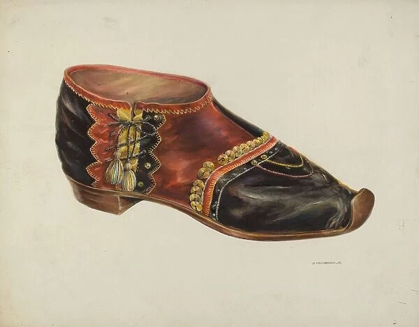 Velvet Shoe, c. 1937. Creator: Gerald Transpota