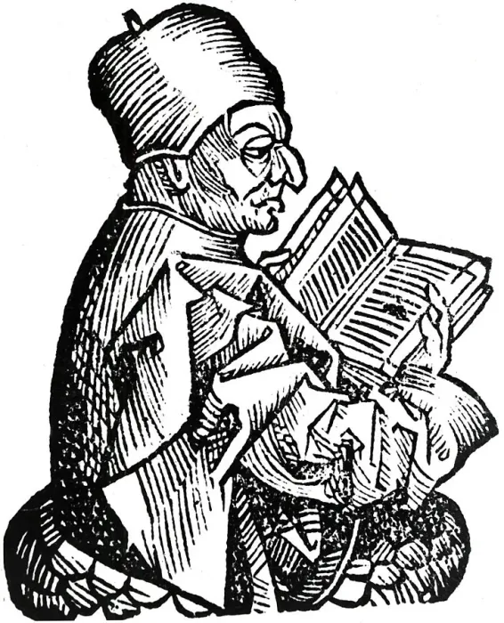 Framed Print : The Venerable Bede (c673-735), Anglo-Saxon theologian, scholar and historian, 1493 Framed Print : The Venerable Bede (c673-735), Anglo-Saxon theologian, scholar and historian, 1493