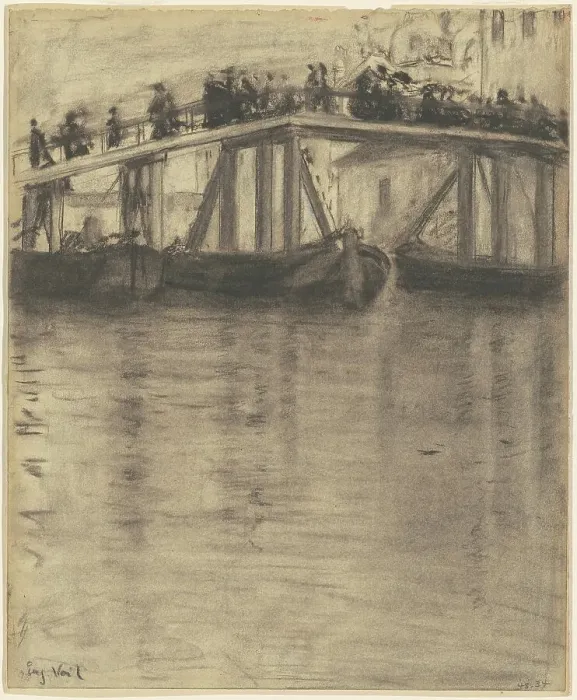 Framed Print : Venetian Bridge, c. 1900-1920. Creator: Eugene Laurent Vail Framed Print : Venetian Bridge, c. 1900-1920. Creator: Eugene Laurent Vail