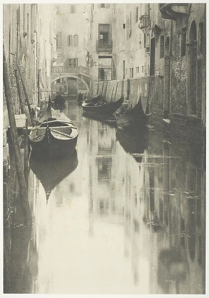 A Venetian Canal, 1894, printed 1897. Creator: Alfred Stieglitz
