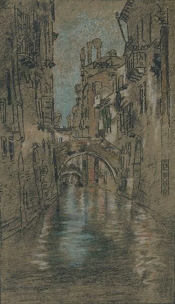 A Venetian Canal, c1880. Artist: James Abbott McNeill Whistler