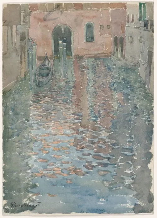 Framed Print : Venetian Canals, c. 1898. Creator: Maurice Prendergast (American, 1858-1924) Framed Print : Venetian Canals, c. 1898. Creator: Maurice Prendergast (American, 1858-1924)