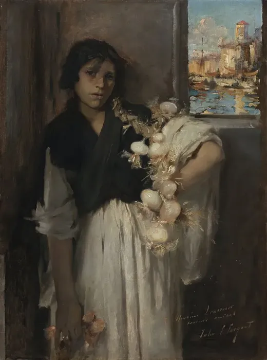 Framed Print : Venetian Onion Seller, 1880. Creator: John Singer Sargent Framed Print : Venetian Onion Seller, 1880. Creator: John Singer Sargent