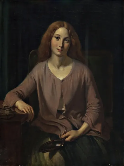 Framed Print : Venetian woman in the restroom, 1854. Creator: Wilhelm Marstrand Framed Print : Venetian woman in the restroom, 1854. Creator: Wilhelm Marstrand