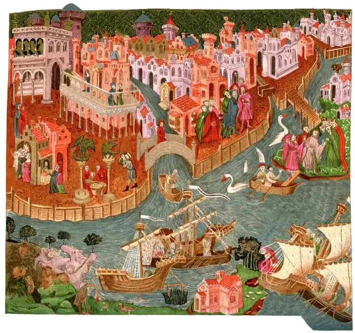 Framed Print : Venice in 1338, (1892) Framed Print : Venice in 1338, (1892)