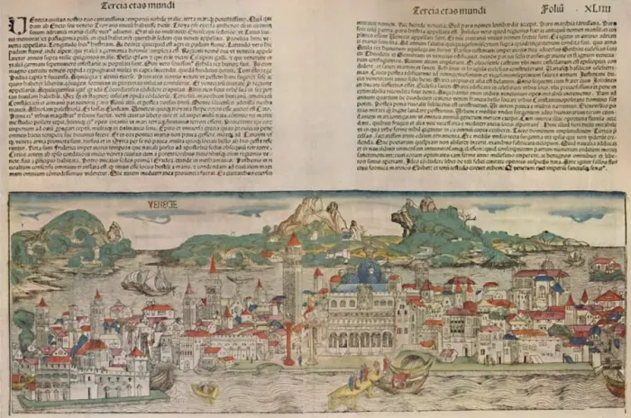 Framed Print : Venice in 1493, (1925). Creator: Unknown Framed Print : Venice in 1493, (1925). Creator: Unknown