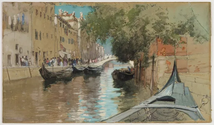 Framed Print : Venice, between 1860 and 1915. Creator: Francis Hopkinson Smith Framed Print : Venice, between 1860 and 1915. Creator: Francis Hopkinson Smith