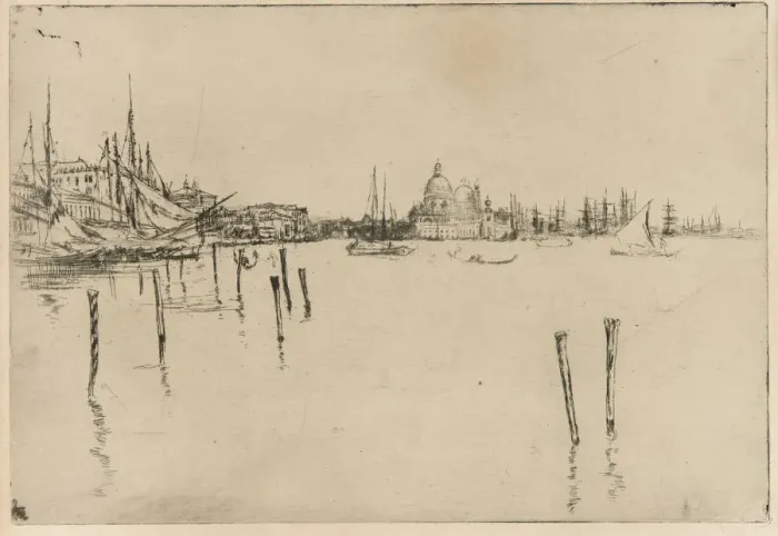 Framed Print : Venice, 1879-1880. Creator: James Abbott McNeill Whistler Framed Print : Venice, 1879-1880. Creator: James Abbott McNeill Whistler