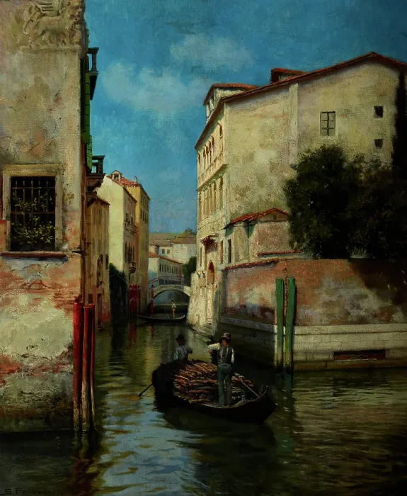 Framed Print : Venice, 1897. Creator: Stefan Popowski Framed Print : Venice, 1897. Creator: Stefan Popowski