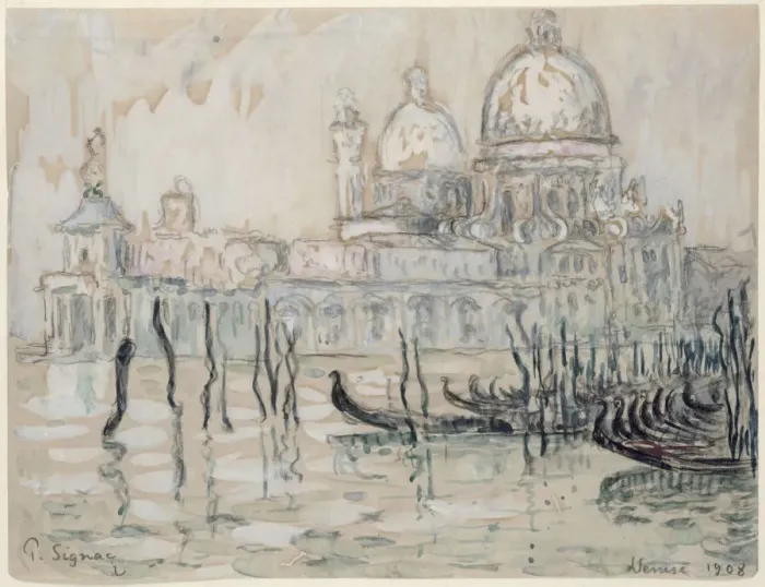 Framed Print : Venice, 1908. Creator: Signac, Paul (1863-1935) Framed Print : Venice, 1908. Creator: Signac, Paul (1863-1935)