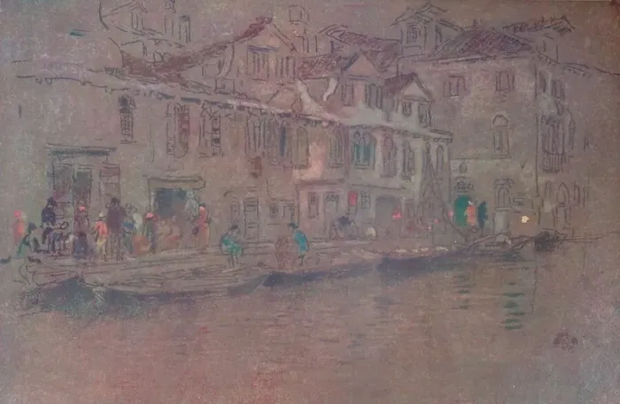 Framed Print : Venice, c1870, (1904). Artist: James Abbott McNeill Whistler Framed Print : Venice, c1870, (1904). Artist: James Abbott McNeill Whistler