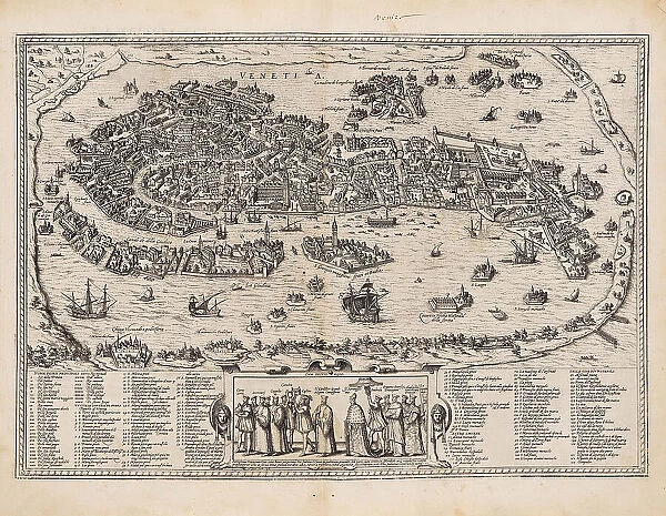 Venice. From Civitates orbis terrarum, 1572. Creator: Braun, Georg (1541-1622)