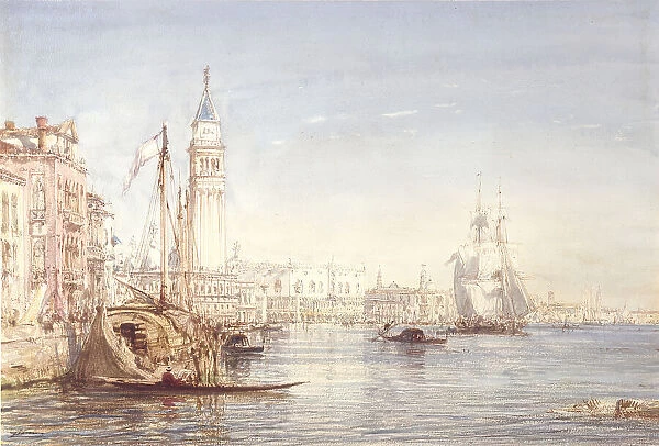 Venice, Evening, 1863. Creator: Felix Francois Georges Philibert Ziem
