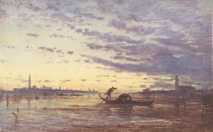 Framed Print : Venice, n. d Creator: Felix Francois Georges Philibert Ziem Framed Print : Venice, n. d Creator: Felix Francois Georges Philibert Ziem