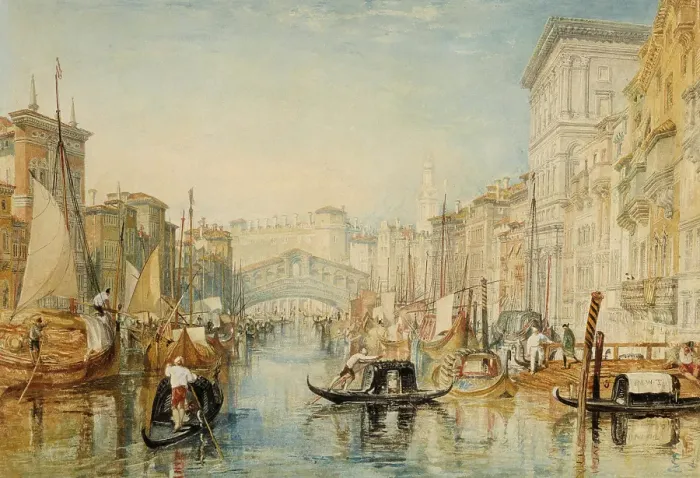 Framed Print : Venice: The Rialto, 1820-1821. Creator: JMW Turner Framed Print : Venice: The Rialto, 1820-1821. Creator: JMW Turner