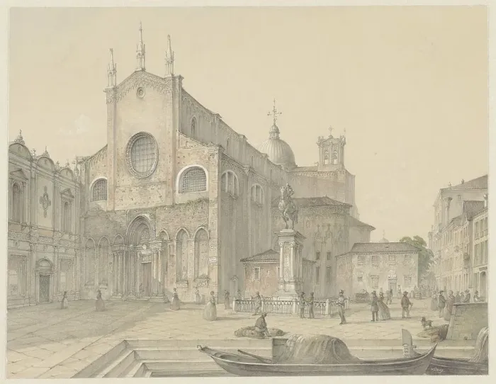 Framed Print : Venice: S. Giovanni & Paolo, 1824-1888. Creator: Karoly Lajos Libay. Venice: S. Giovanni & Paolo, 1824-1888. Creator: Karoly Lajos Libay Framed Print : Venice: S. Giovanni & Paolo, 1824-1888. Creator: Karoly Lajos Libay. Venice: S. Giovanni & Paolo, 1824-1888. Creator: Karoly Lajos Libay