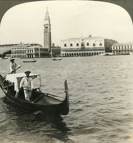 Venice - white swan of cities. N. from S. Giorgio Island, Italy, c1909