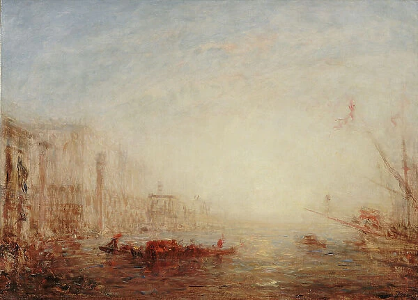 Venise, le Grand Canal au soleil levant, between 1880 and 1890. Creator: Felix Francois Georges Philibert Ziem