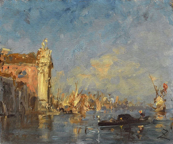 Venise, l'église des Gesuati, between 1870 and 1880. Creator: Felix Francois Georges Philibert Ziem