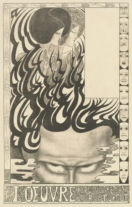Framed Print : Venise sauvée (Venice Preserved), 1895. Creator: Jan Toorop Framed Print : Venise sauvée (Venice Preserved), 1895. Creator: Jan Toorop
