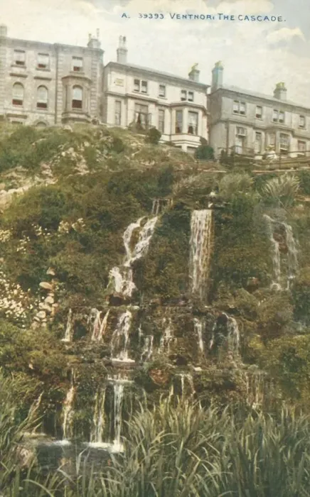 Framed Print : Ventnor: The Cascade, 1916. Creator: Unknown Framed Print : Ventnor: The Cascade, 1916. Creator: Unknown