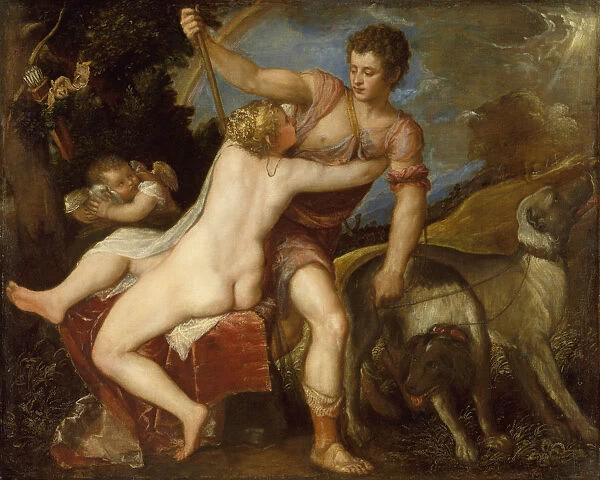 Venus and Adonis, 1550s. Creator: Titian
