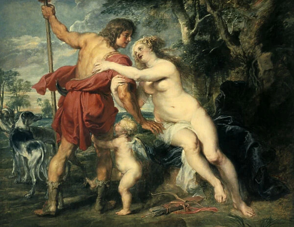 Venus and Adonis, c1630. Artist: Peter Paul Rubens
