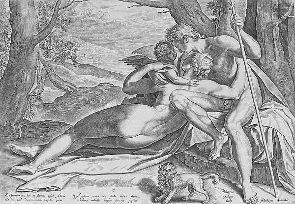 Venus and Adonis, from the series The Story of Adonis, ca. 1579. ca. 1579