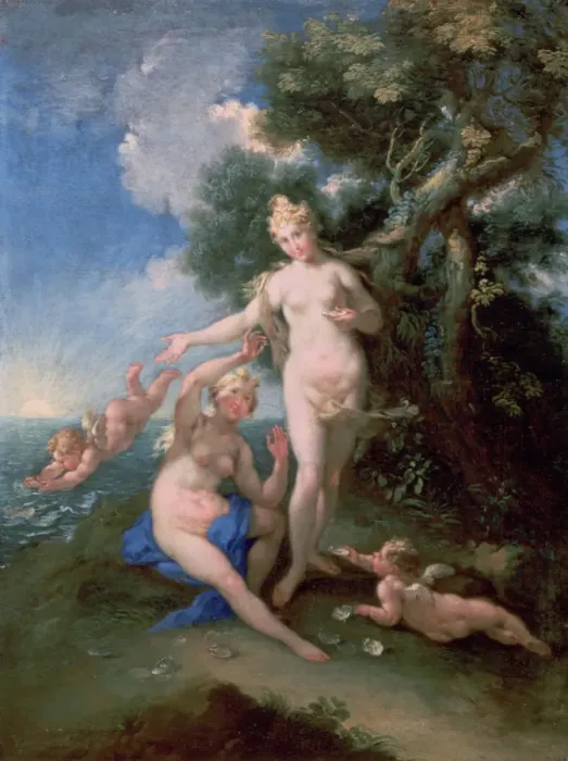 Framed Print : Venus, c1700-1751. Artist: Michele Rocca Framed Print : Venus, c1700-1751. Artist: Michele Rocca