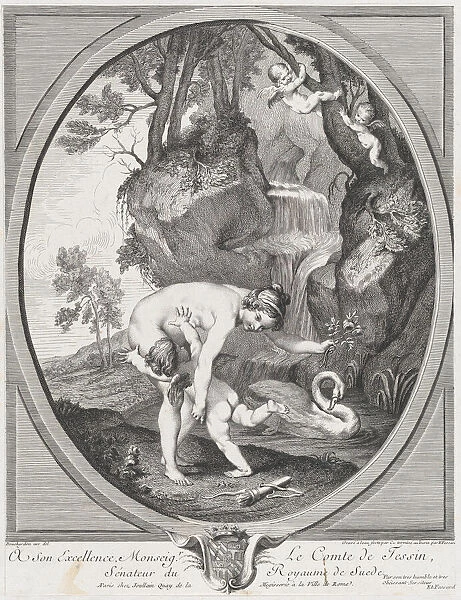Venus Catching Love or Venus Flogging Love, ca. 1741. Creators: Caylus