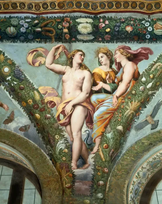 Framed Print : Venus, Ceres and Juno, 1517. Creator: Giovanni da Udine (1487-1564) Framed Print : Venus, Ceres and Juno, 1517. Creator: Giovanni da Udine (1487-1564)