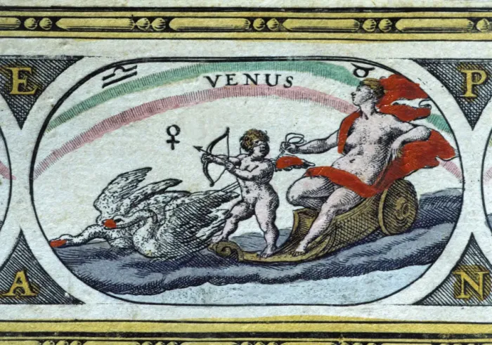 Framed Print : Venus, colored engraving from the book Le Theatre du monde or Nouvel Atlas, 1645 Framed Print : Venus, colored engraving from the book Le Theatre du monde or Nouvel Atlas, 1645