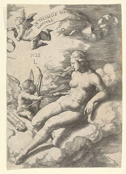 Venus and Cupid, 1528. Creator: Lucas van Leyden
