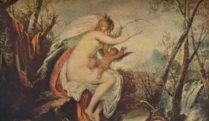 Framed Print : Venus and Cupid, (1914). Artist: Henry Tresham Framed Print : Venus and Cupid, (1914). Artist: Henry Tresham